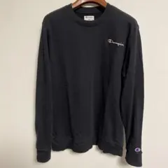 Champion ブラック 長袖トレーナー Mサイズ