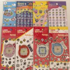 たまごっち キラキラシール2、プチプチシール8枚セット　セリア　seria