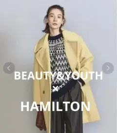 BEAUTY&YOUTH UNITED ARROWS ハミルトンウール Pコート