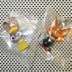 ズートピア2 めじるしアクセサリーガチャ　ジュディ ニックBセット