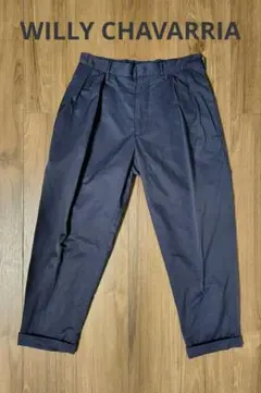 【美品】WILLY CHAVARRIA テーパードパンツ アンクルパンツ