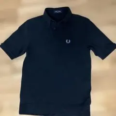FRED PERRY ポロシャツ 短丈　ボタンダウン ブラックSのサムネイル