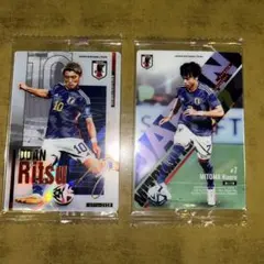 堂安律 中村敬斗 サイン入りカードセット - メルカリ