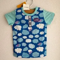 新品 タグ付き キムラタン ラキエーベ 半袖Tシャツ 95センチ　ブルー　(90のサムネイル