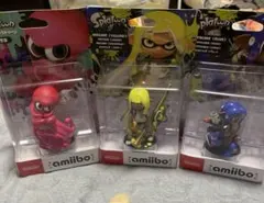 amiiboタコ,イエロー、ブルー