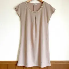 美品✨ パール♡チュニックワンピース♡   送料無料❗️