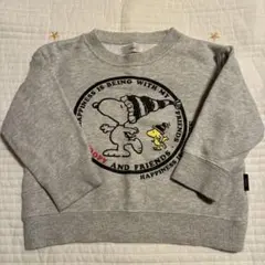 キムラタン　スヌーピー トレーナー グレー nous 80cm