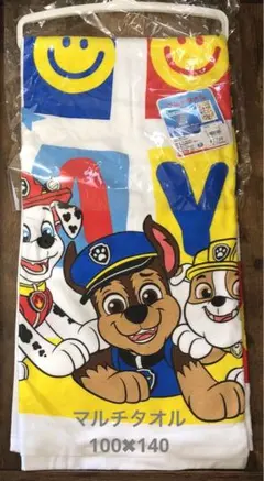 멀티 타월 타월 블랭킷 100 ✖ ︎ 140 Paw Patrol 태그가 달린 새 제품