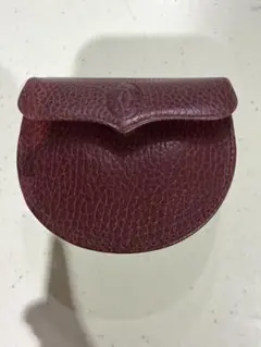 Cartier バーガンディ レザー コインケース - メルカリ
