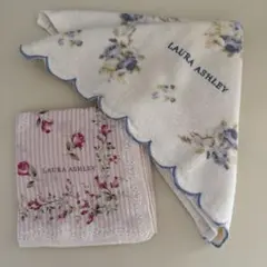 【2枚セット】LAURA ASHLEY タオル&ハンカチのサムネイル