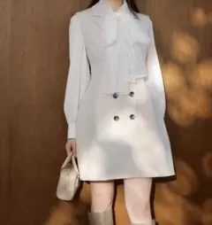 新品タグ付き　コンストラクトミニワンピース　スナイデル　ベージュSnidel