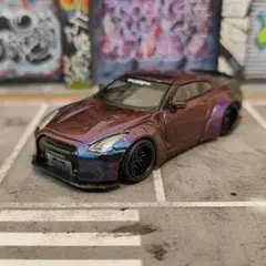 MakeUP 1/43 LB 日産 GT-R R35 タイプ2 ミントグリーン - メルカリ
