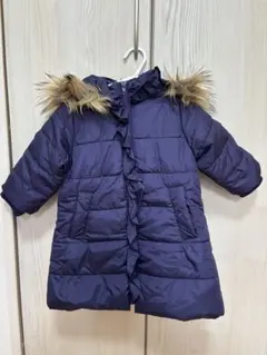 新品・未使用⭐︎ b.ROOM ネイビー フード付きコート