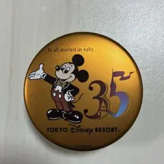 ディズニー缶　35周年