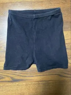 ブラックスパッツ 140cm 一部丈　くろぱん　140