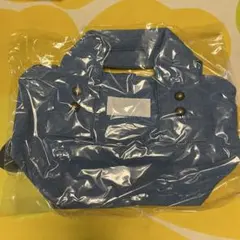 WEDGWOOD ミニトートバッグ　デニムブルー 内布ワイルドストロベリー