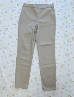 GU スキニーパンツ ベージュ　Ｌ