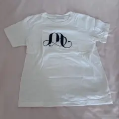 mieya mieya ロゴ 刺繍 半袖Tシャツ ホワイト