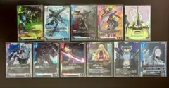 未使用 Steel Requiem LR パラレル 他 11種 ガンダム カード