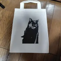 未使用品　トートバッグ 黒猫