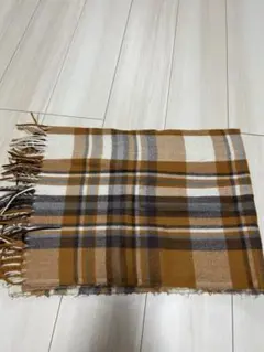 ※お茶 様専用ページ※ブラウン チェック柄 マフラー