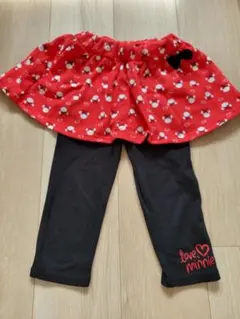 ミニーマウス柄レギンス付きスカート