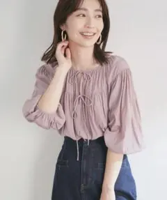 パープル チュニック