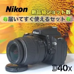 美品 初心者おすすめ Nikon D40x ダブルズーム 手ブレ補正 フルセット 