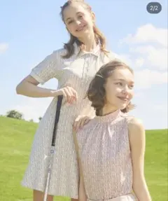 RIENDA GOLF ALL OVER ポロワンピース