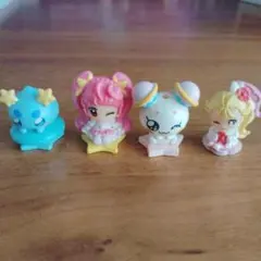 プリキュア入浴剤　フィギュア　4体セット