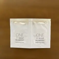 ONE BY KOSÉ メラノショット サンプル2回分