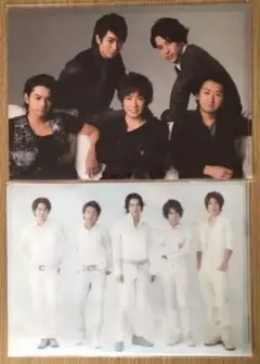 嵐のクリアファイル2枚セット　管理番号CR-21