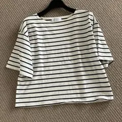 LOWRYS FARM ローリーズファーム　ボーダー柄　半袖Tシャツ M