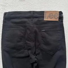 【日本製】Lee リー ブラックデニム パンツ LS3222 Sサイズのサムネイル