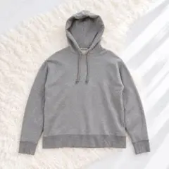 AURALEE BACK WOOL SWEAT BIG PARKA グレー 4