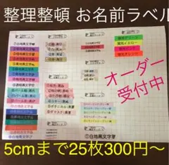 整理整頓 お名前ラベル お名前シール おなまえシール 衣替え テプラ 防水 薬包