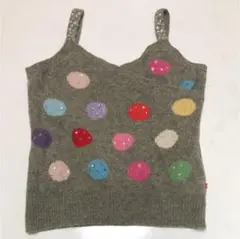 スパンコール付きニット 美品