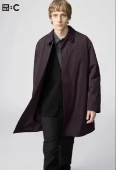 UNIQLO C　パフテックハーフコート　WINE XL UNIQLO C パフテックハーフコート WINE XL - メルカリ