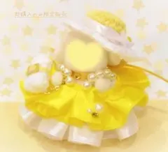 【ハンドメイド】タマゴ風ドレス　限定　ドール　赤ちゃん　服　食べ物　フード　玉子のサムネイル