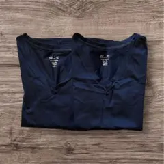 Tシャツ ２枚セット 黒 ブラック S ユニセックス 半袖