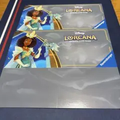 Disney Lorcana 非売品　組み立てスタンド　２枚　ティアナのサムネイル
