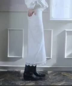 smyeon レース付き スウェット スカート