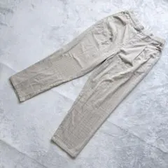 earthmusic&ecology グレンチェック パンツ L XL相当のサムネイル