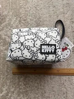 Hello Kitty ポーチ ホワイト ブラック