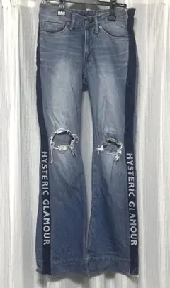 HYSTERIC GLAMOUR ダメージ フレアデニム ローライズ レア