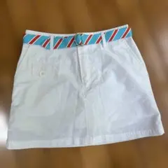 ルコック ベルト付き　インパン付き　白スカート