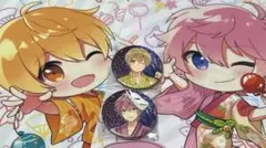 A4クリアファイルくじ　ランダム缶バッチ　すとぷり　さとみ　るぅと　浴衣　夏