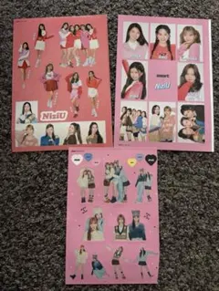 NiziU ステッカー　雑誌付録