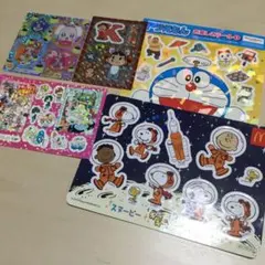 アニメキャラクター　キラキラシールセット