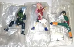 【未開封】ナルト NARUTO 忍形集 フィギュア 3種セット